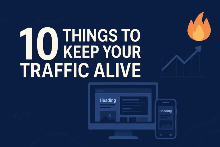 10 Things You Must Do in 2025 to Keep Your Traffic Alive