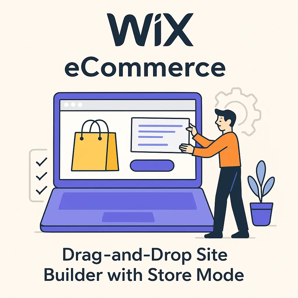 Wix as Shopify competitor illustration
