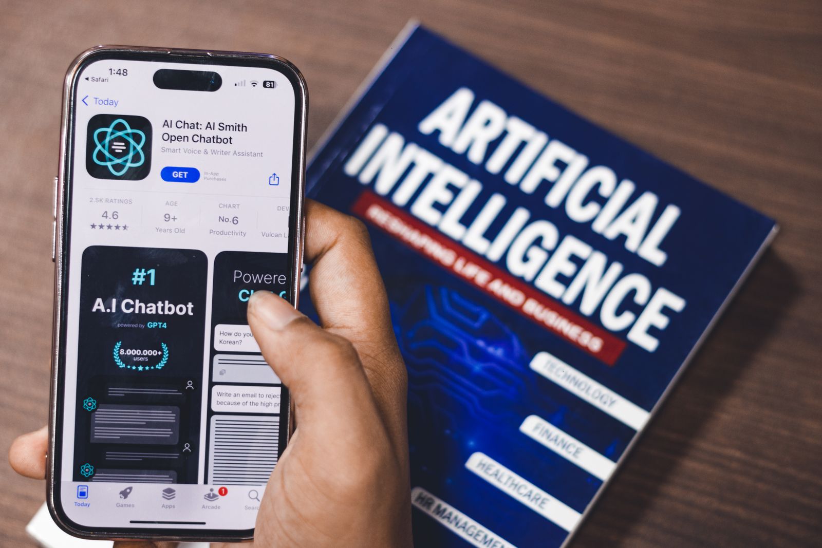 AI chatbot for website technology used by a small business